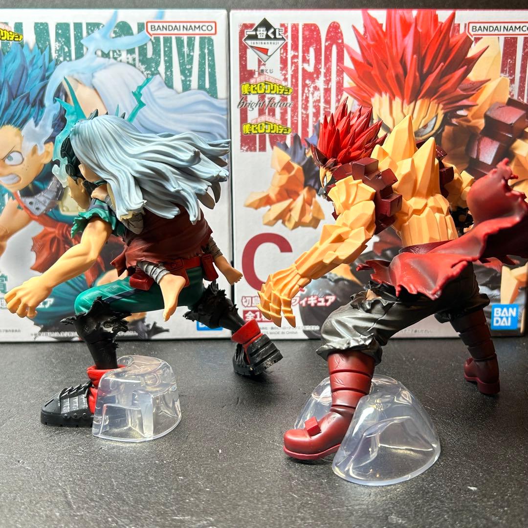 ヒロアカ　フィギュア　一番くじ　緑谷出久&壊理 切島鋭児郎　一番くじ