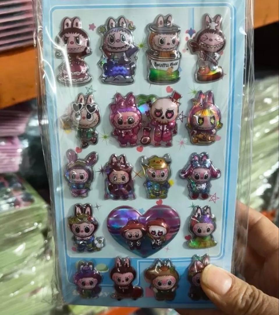 110枚セットシールシール立体シールセット 可愛いステッカー 3D 訳がありＢ品