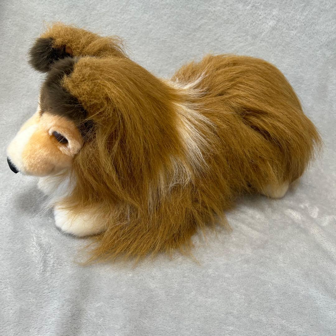 シェルティ　シェットランドシープドッグ　ぬいぐるみ　ALFA社製　昭和レトロ　犬