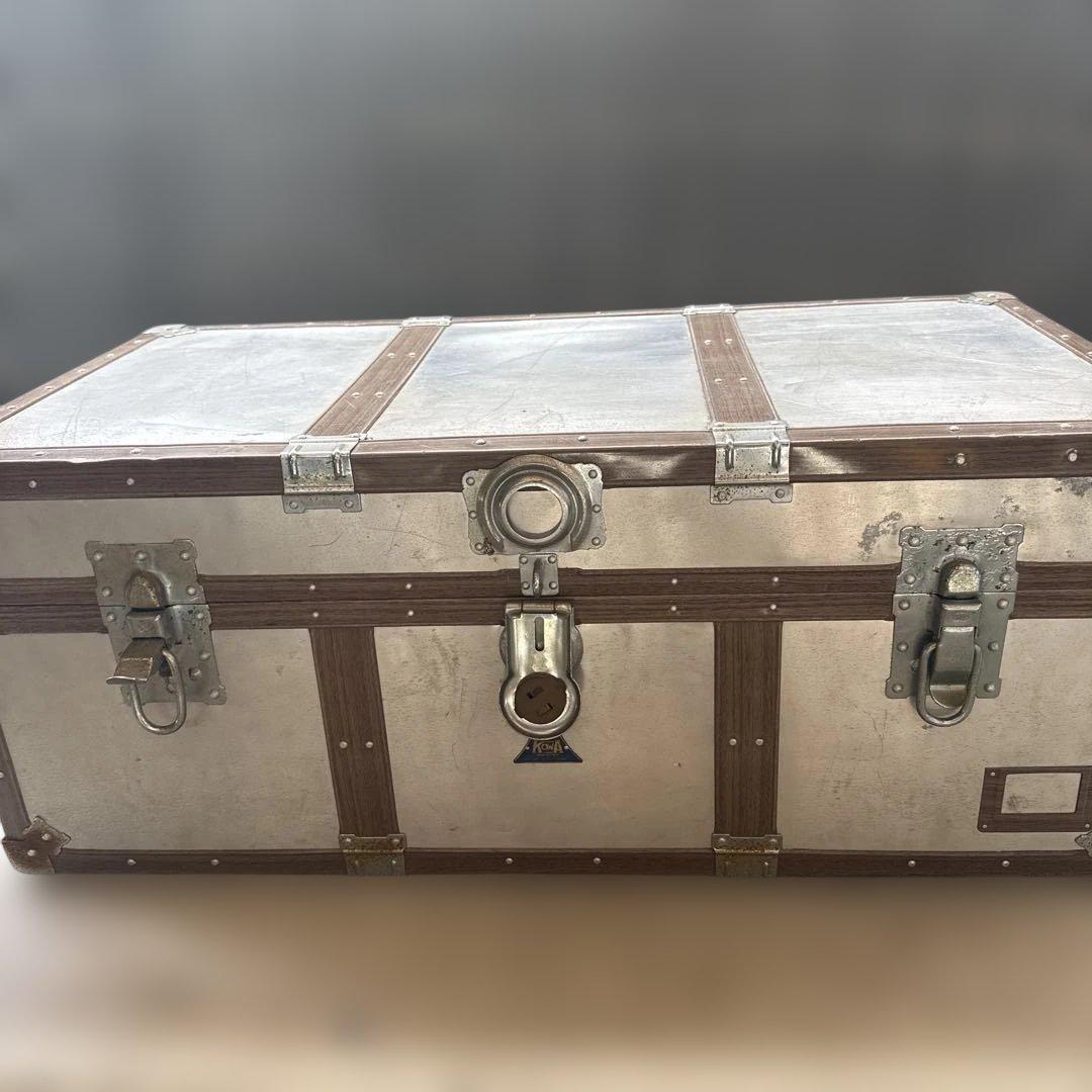 KOWA 60's トランク アルミ 船舶 収納 箱 台 ケース ボックス