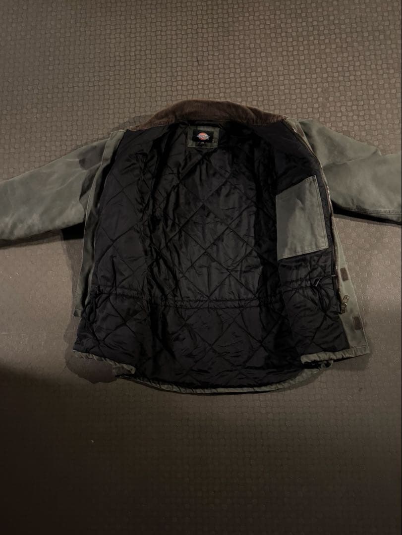 ダークグリーン カジュアルジャケット Y2kグランジ アメカジ