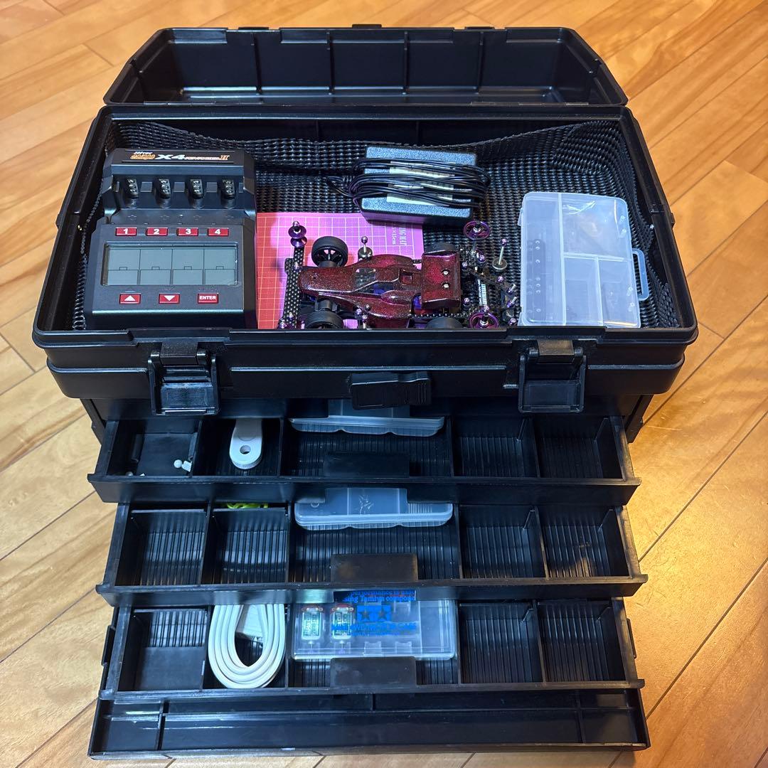 ミニ四駆ポリカボディ ケース 付属品 モーター セット売り