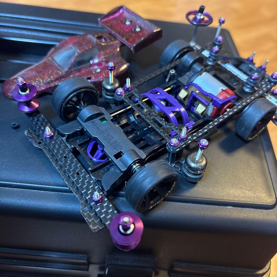 ミニ四駆ポリカボディ ケース 付属品 モーター セット売り