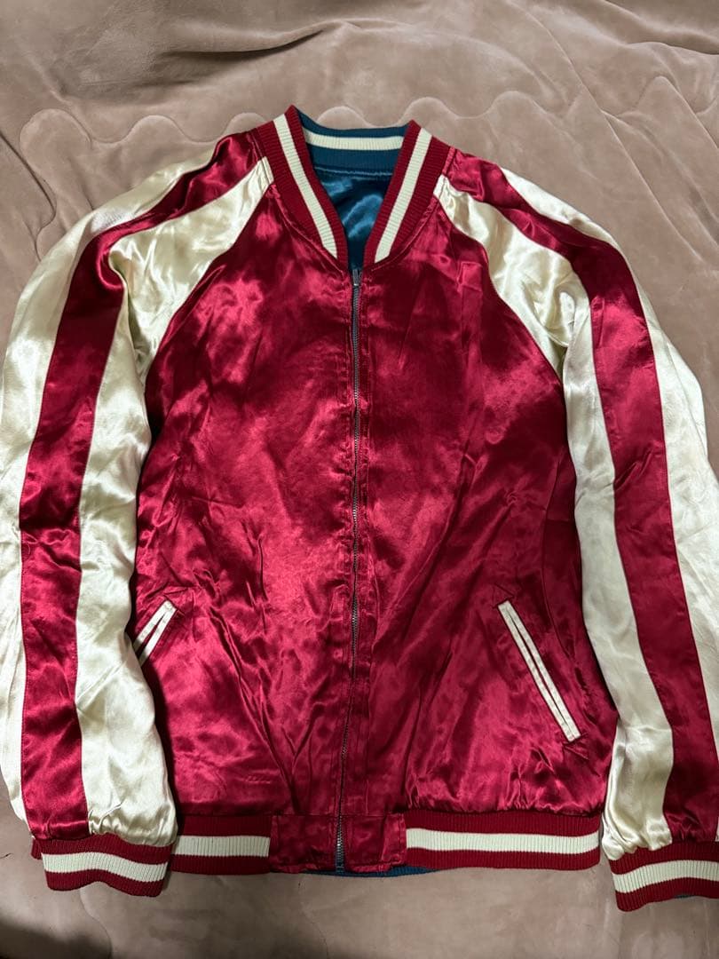 美品2面用 JAPANESE 龍 日本限定 スカジャン vintage レーヨン - メルカリ