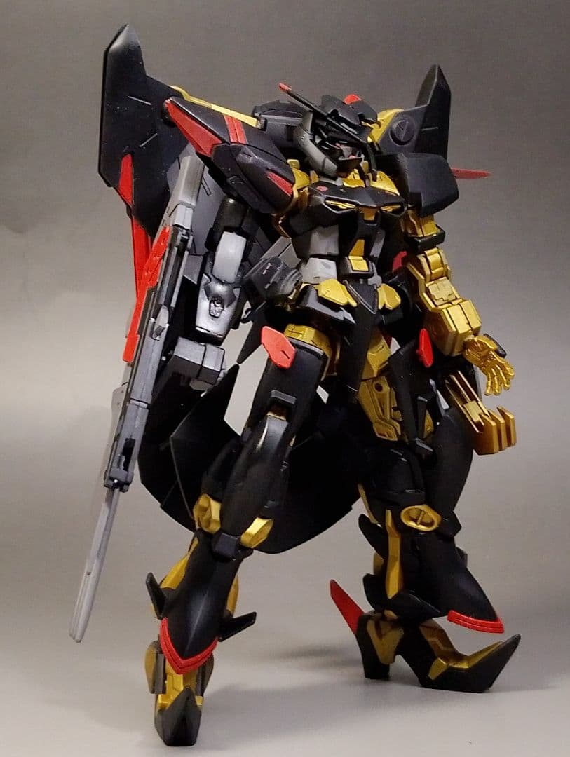 HG 1/144 ガンダムアストレイゴールドフレーム 天ミナ 改修全塗装 完成品
