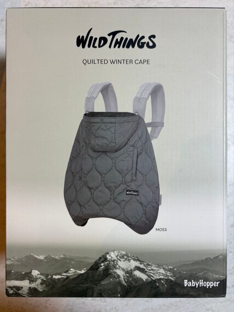 WILD THINGS キルティング防寒ケープ／モス SALE】WILD THINGS(ワイルドシングス)キルティング防寒ケープ/モス