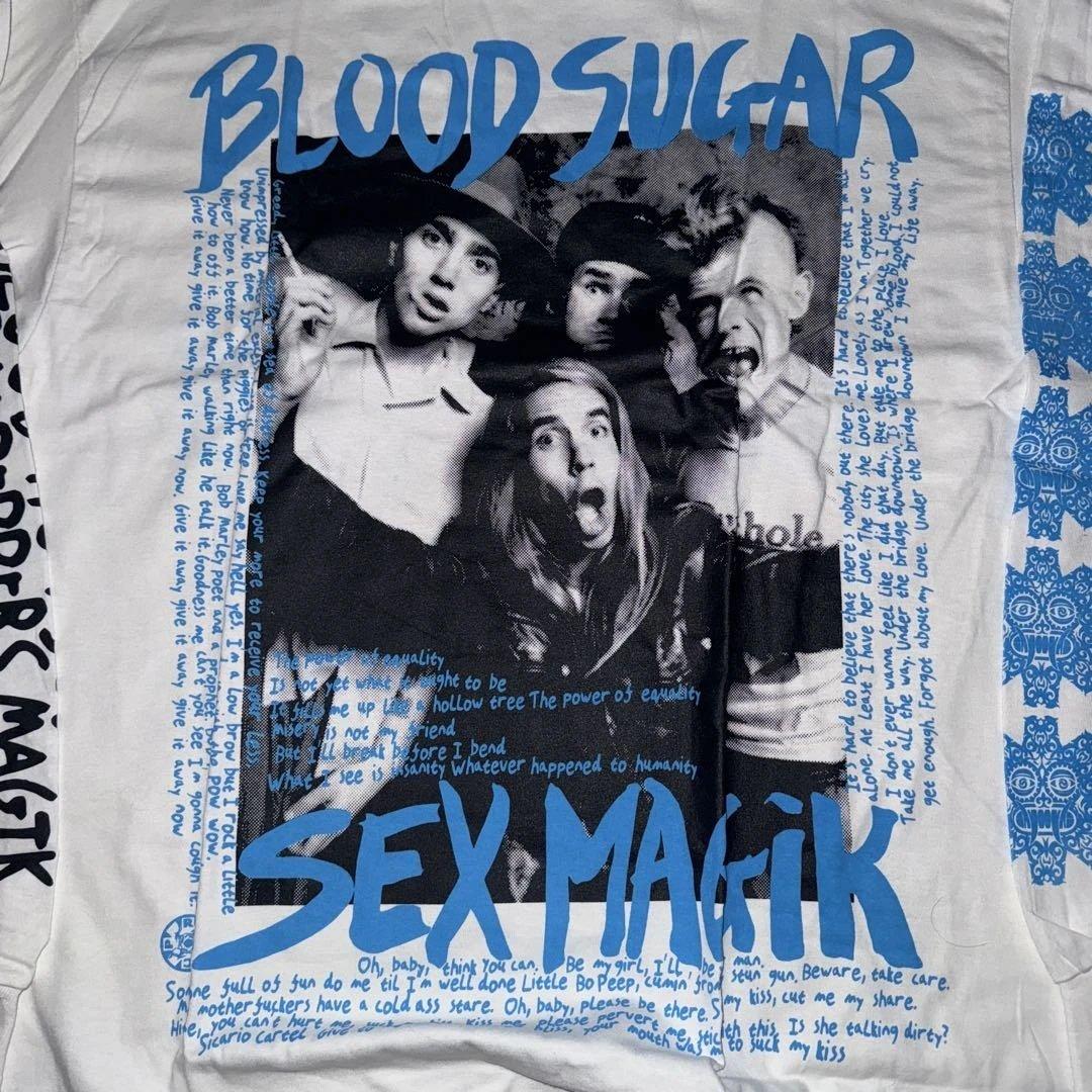 ま*お様 ブルースウェバー風　レッドホットチリペッパーズ　ロングスリーブTシャツ