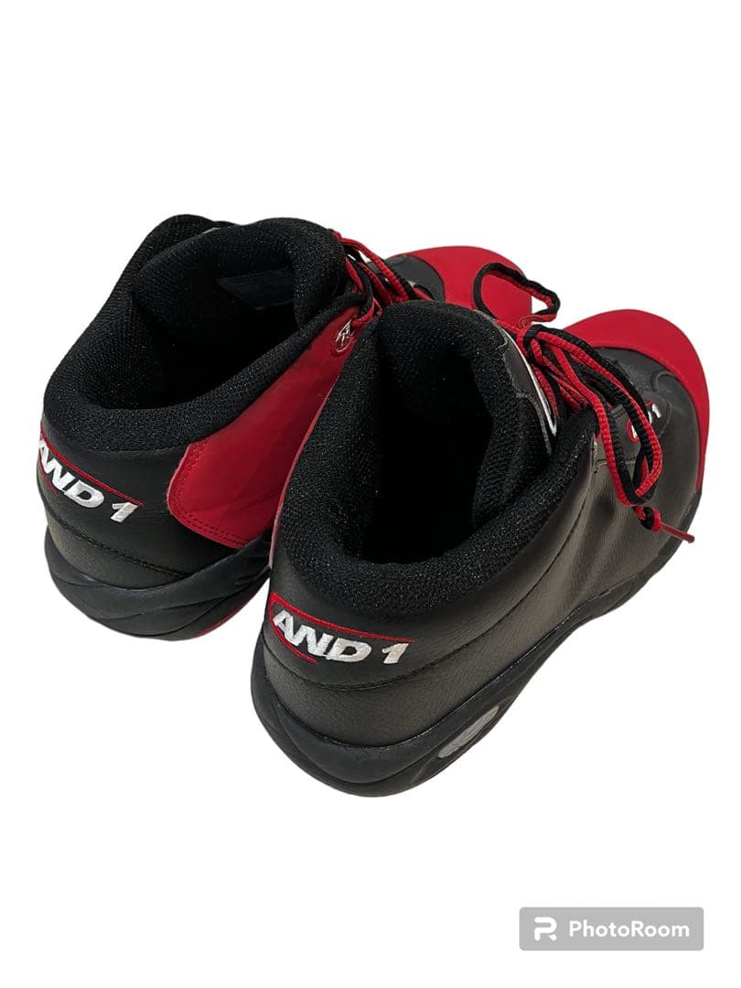AND1 アンドワン タイチミッド 赤黒 27.5 - メルカリ