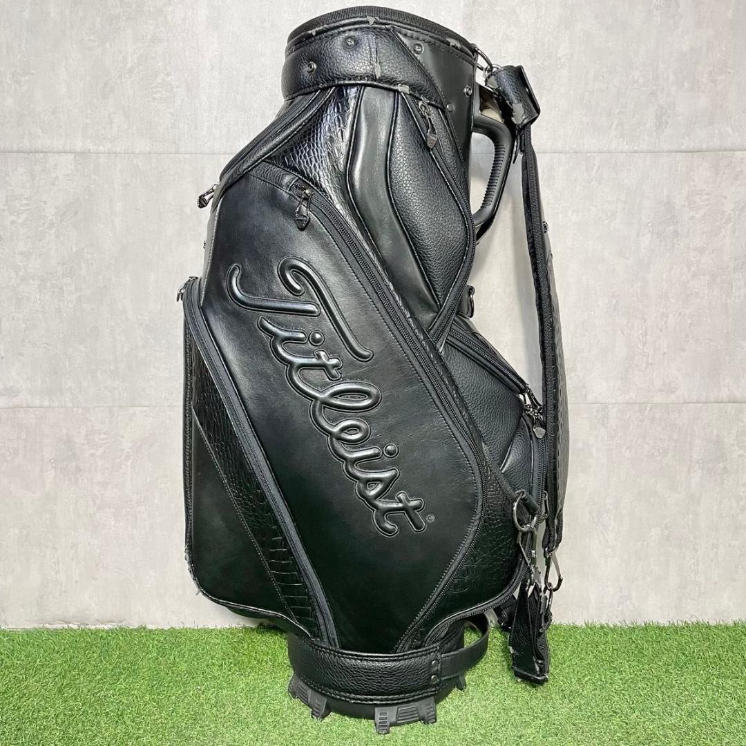 激レア】タイトリスト ブラックリミテッド キャディバッグ ゴルフ