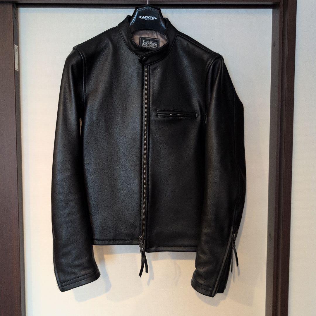 カドヤ ライダースジャケット レザージャケット カドヤ（KADOYA） KADOYA BOREAS / ブラック カドヤ公式ショップ