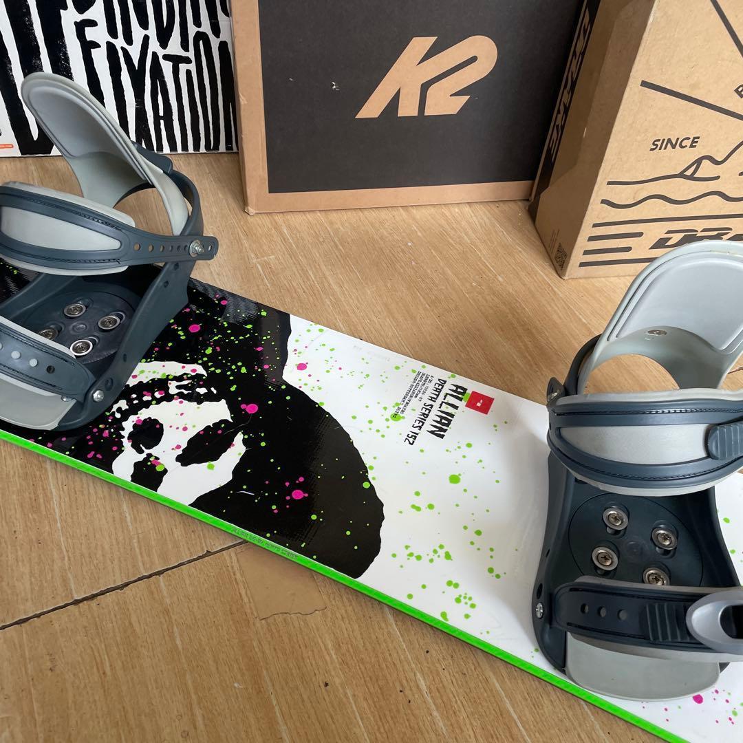 ALLIAN×UBOY アライアン バインディング付スノーボードセット - メルカリ