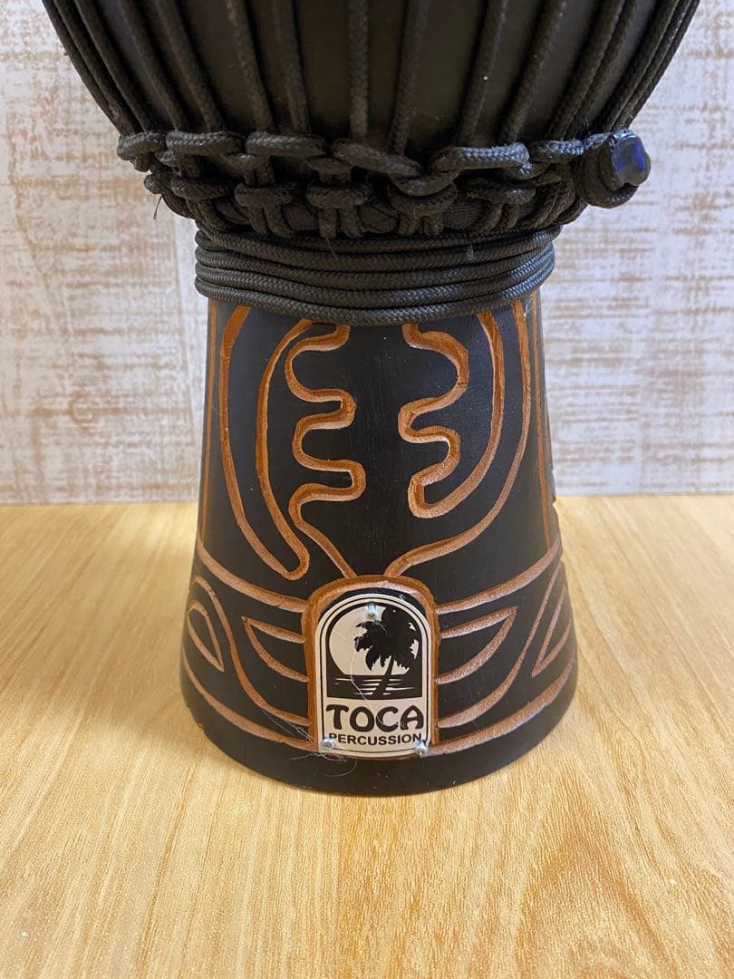 TOCA ジャンベ ブラックマンバ 7インチ ロープチューン パーカッション