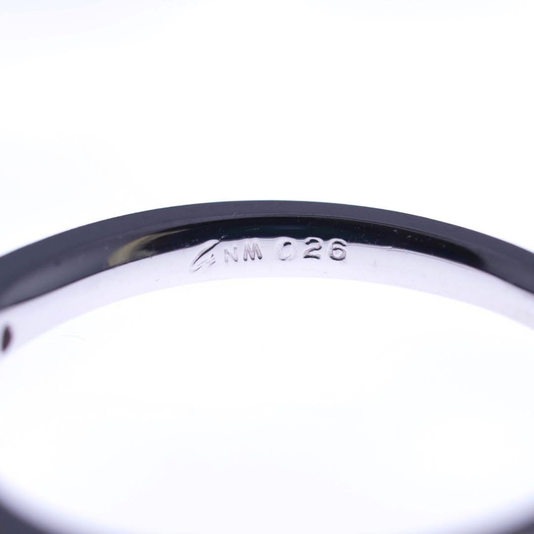 ジュエリーマキ Pt850 3.22g ダイヤ 0.26ct リング 10.5号
