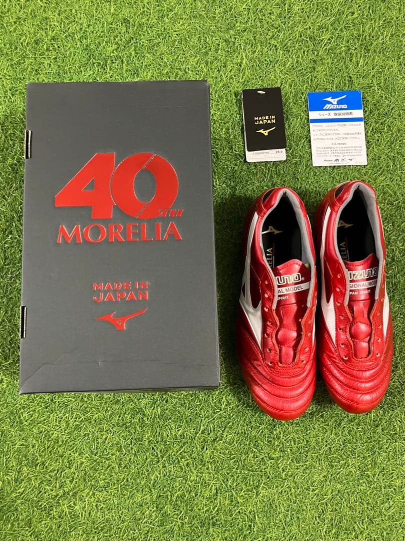 【超美品】限定　モレリア2 JAPAN ルビーレッド　25.0cm