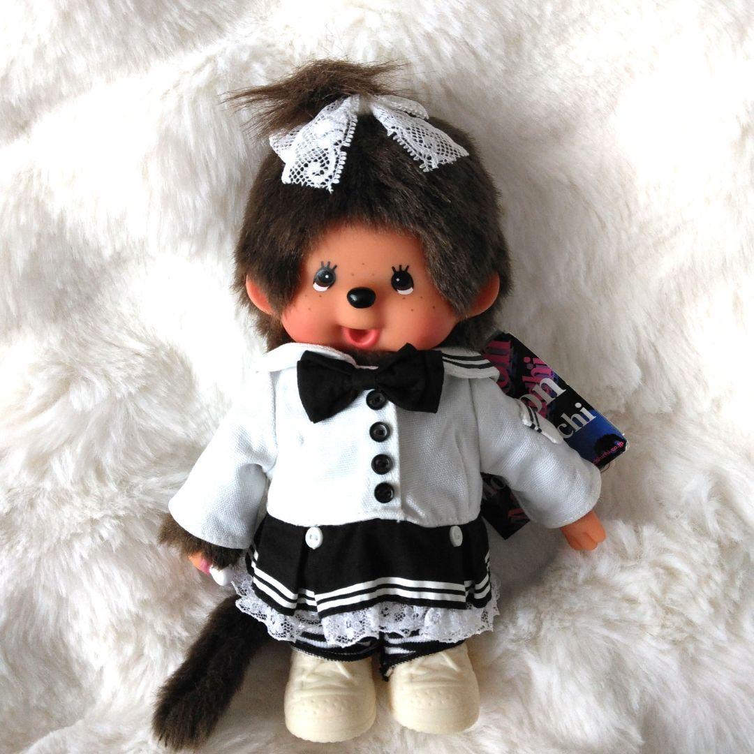 ファッション　モンチッチ　セーラー服　ボーダーシャツ　ぬいぐるみ　セキグチ