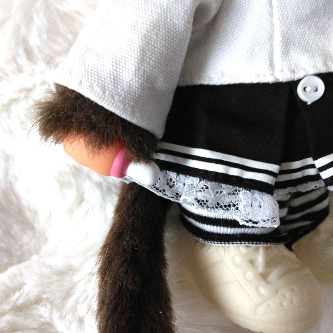 ファッション　モンチッチ　セーラー服　ボーダーシャツ　ぬいぐるみ　セキグチ