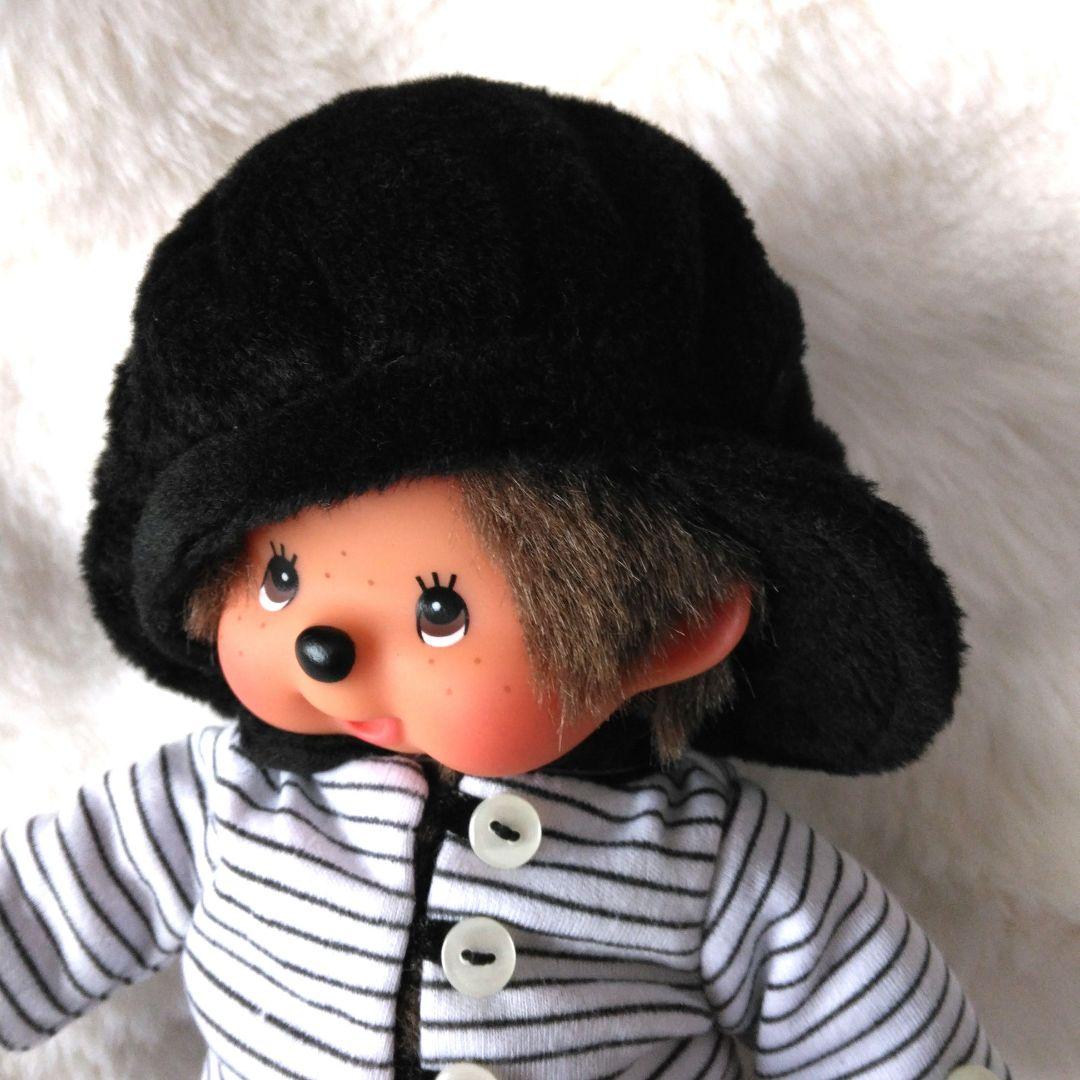 ファッション　モンチッチ　セーラー服　ボーダーシャツ　ぬいぐるみ　セキグチ