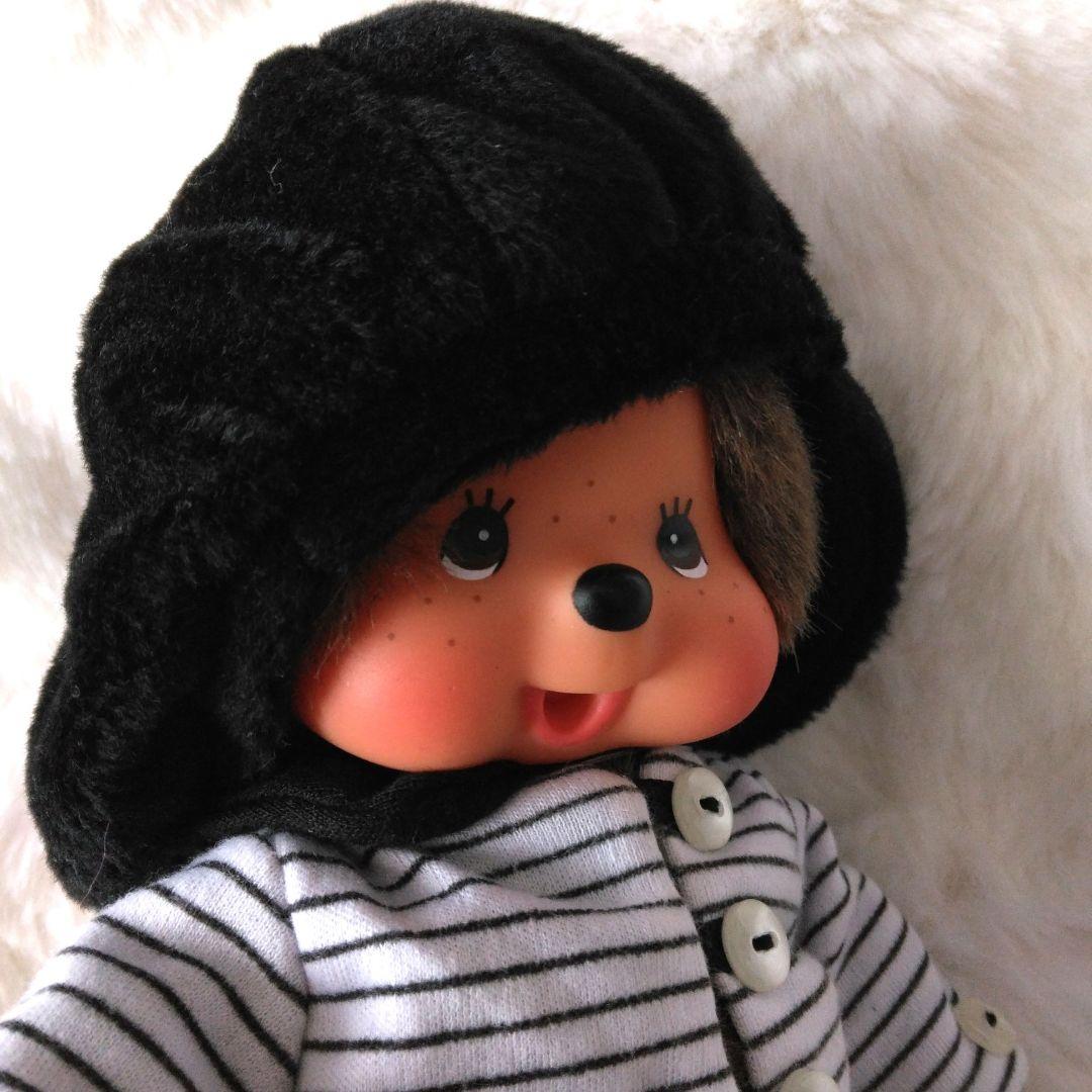 ファッション　モンチッチ　セーラー服　ボーダーシャツ　ぬいぐるみ　セキグチ