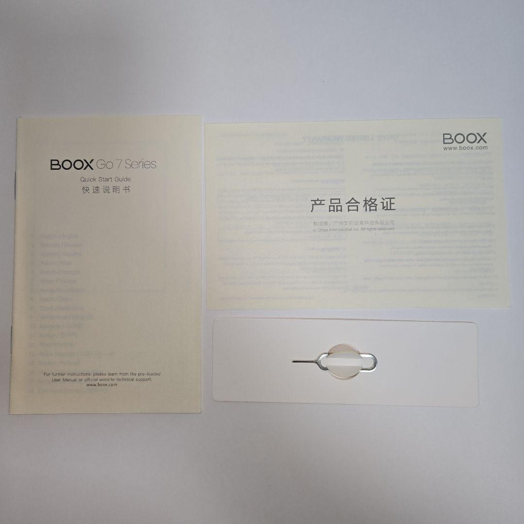 BOOX Go Color 7 ホワイト (SDカード64GB、クリアケース付) - メルカリ
