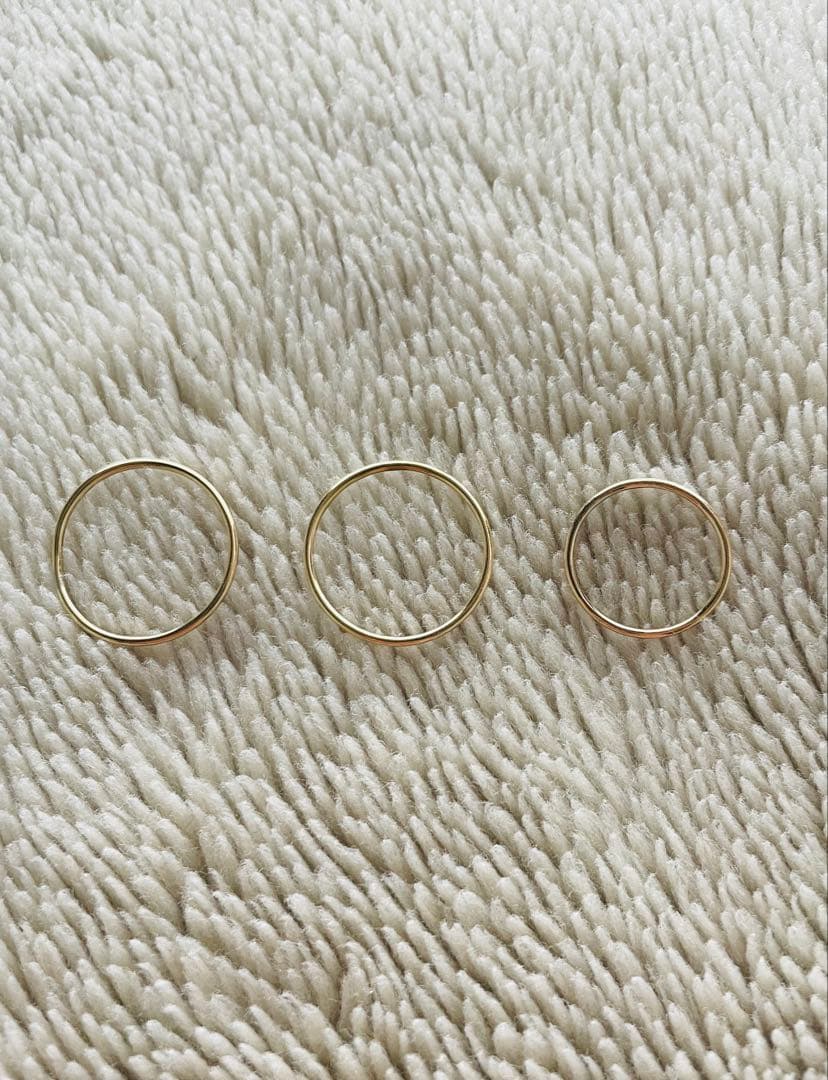 unique/ユニーク】3set ring gold 3set ring gold | unique