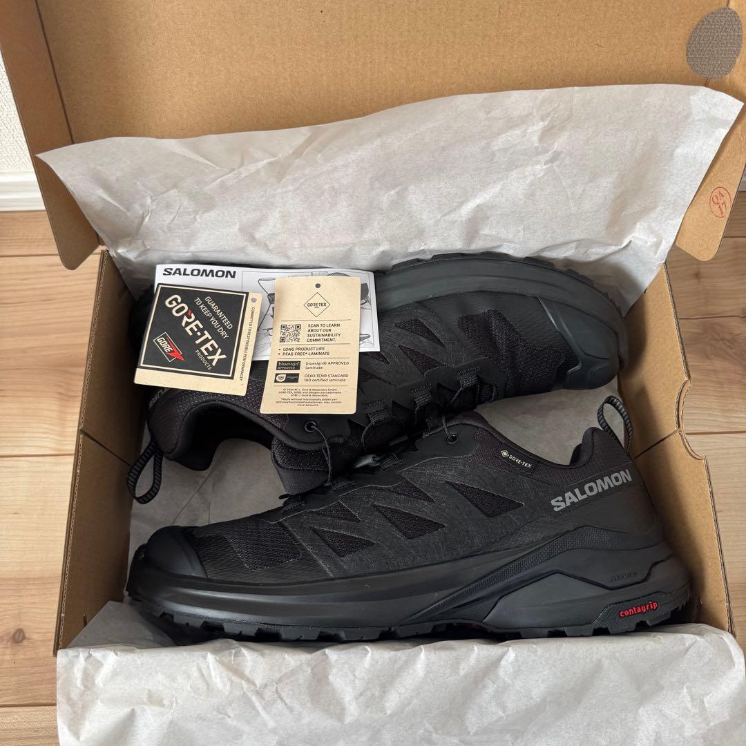 ☆美品☆Salomon X-ADVENTURE GTX 27.0cm ブラック