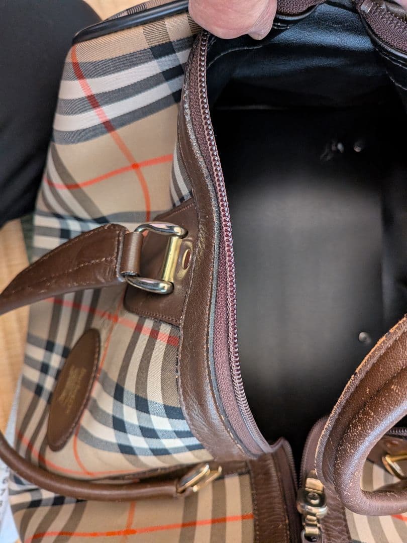Burberrys ボストンバッグ チェック柄