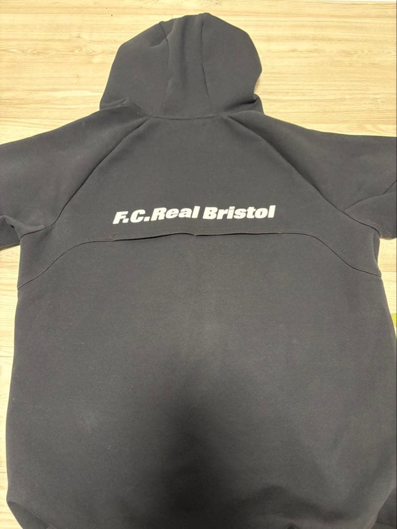 F.C.Real Bristol FCRB 23AW ジップ パーカー ブラック