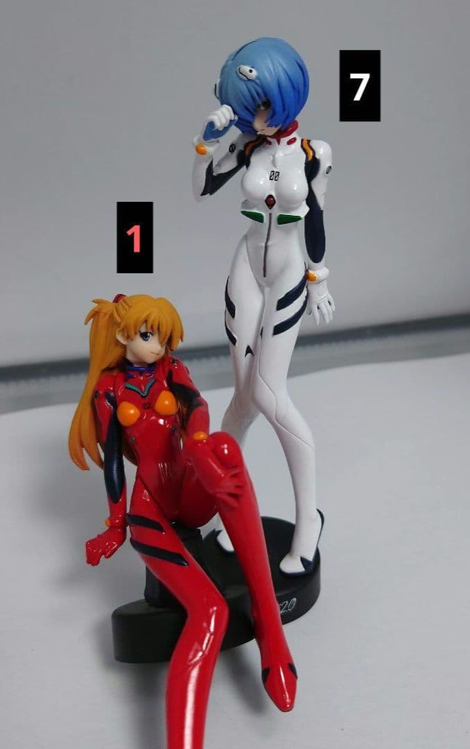ヤングエース付録 エヴァンゲリオン アスカ＆レイフィギュア12体セット
