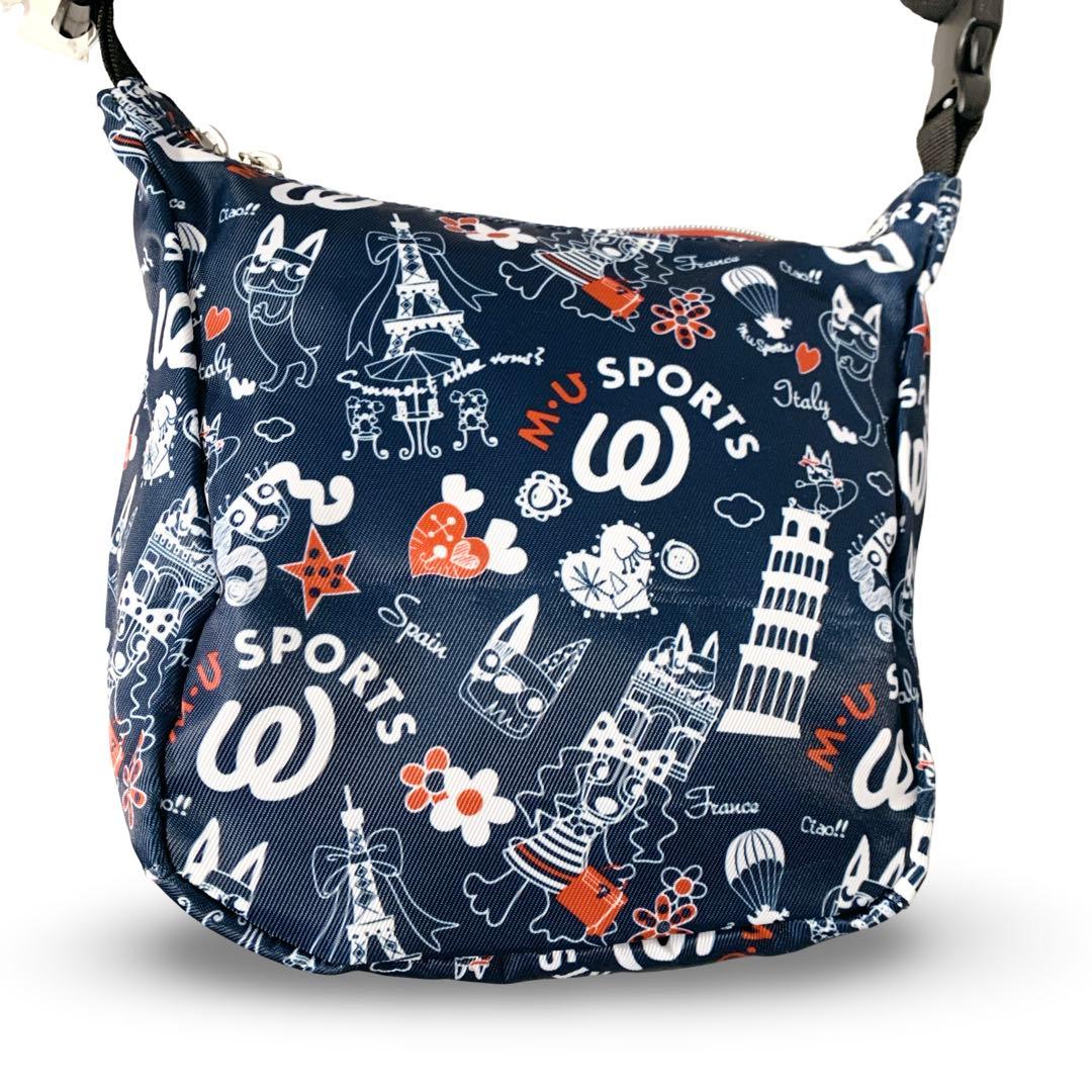 ✨極美品✨M-U SPORTS 2way ショルダーバッグ ネイビー - メルカリ