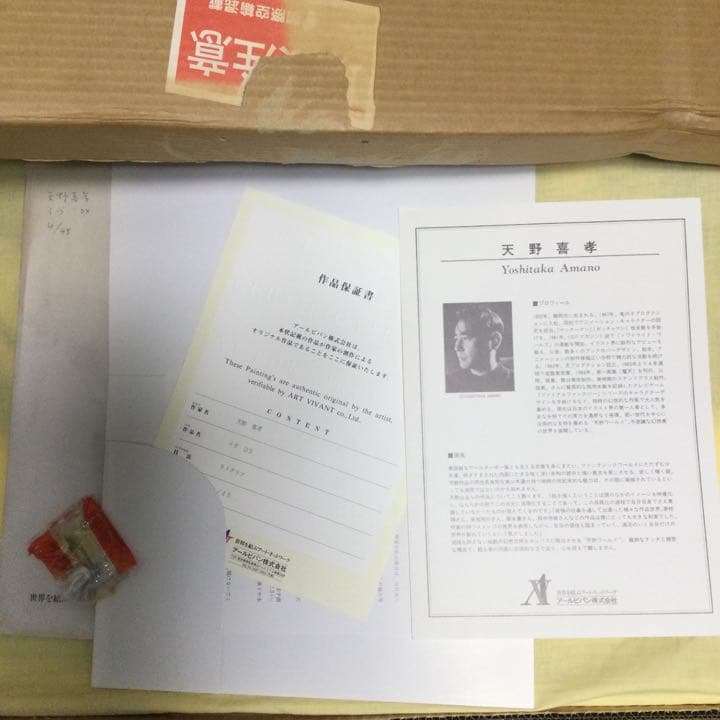 天野喜孝　イヴDX  リトグラフ　菱沼良樹コラボ