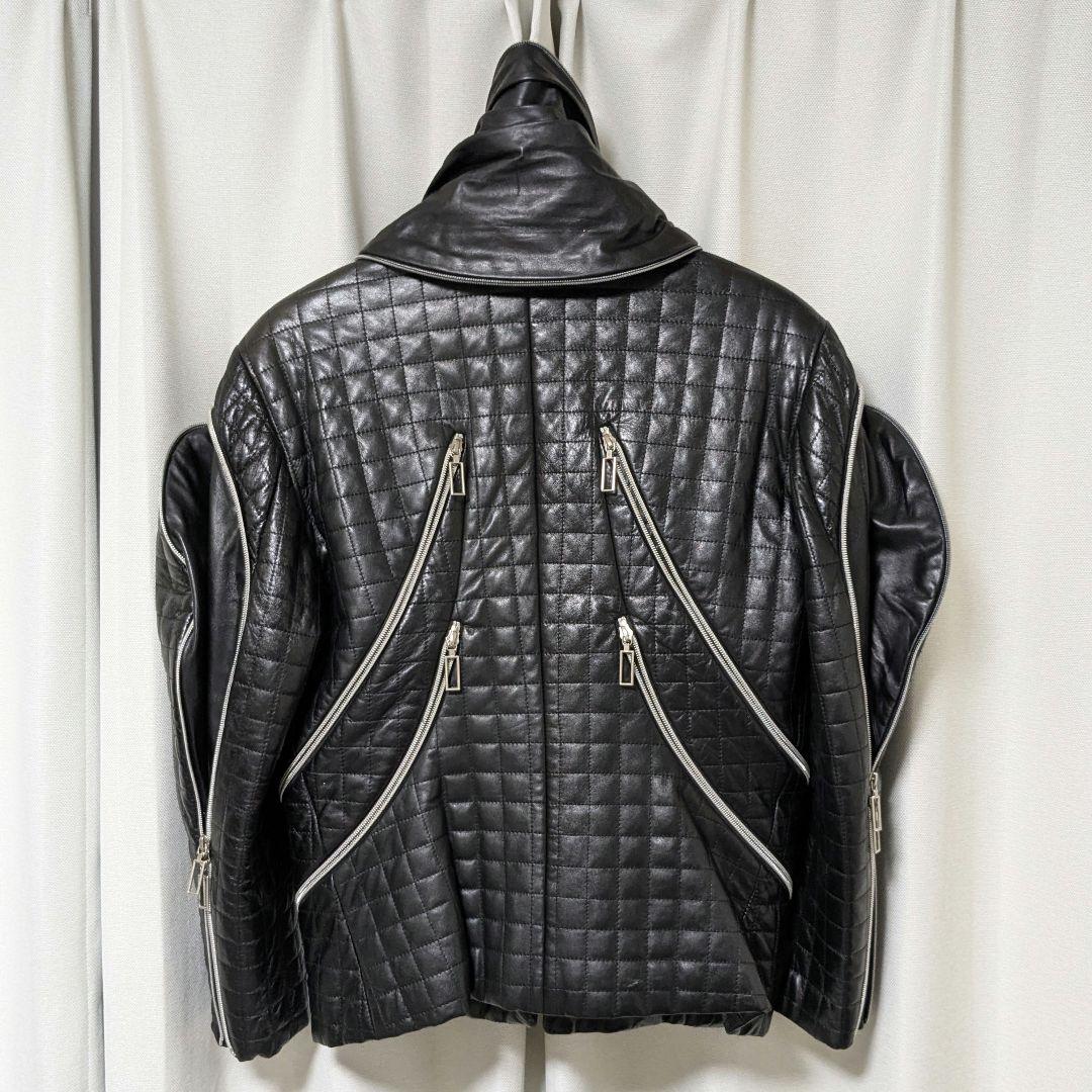AW91 ISSEY MIYAKE Quilted Leather Jacket - メルカリ