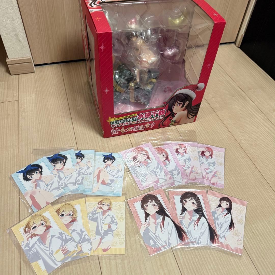 新品未開封 彼女、お借りします 水原千鶴 サンタビキニdeふわもこフィギュア