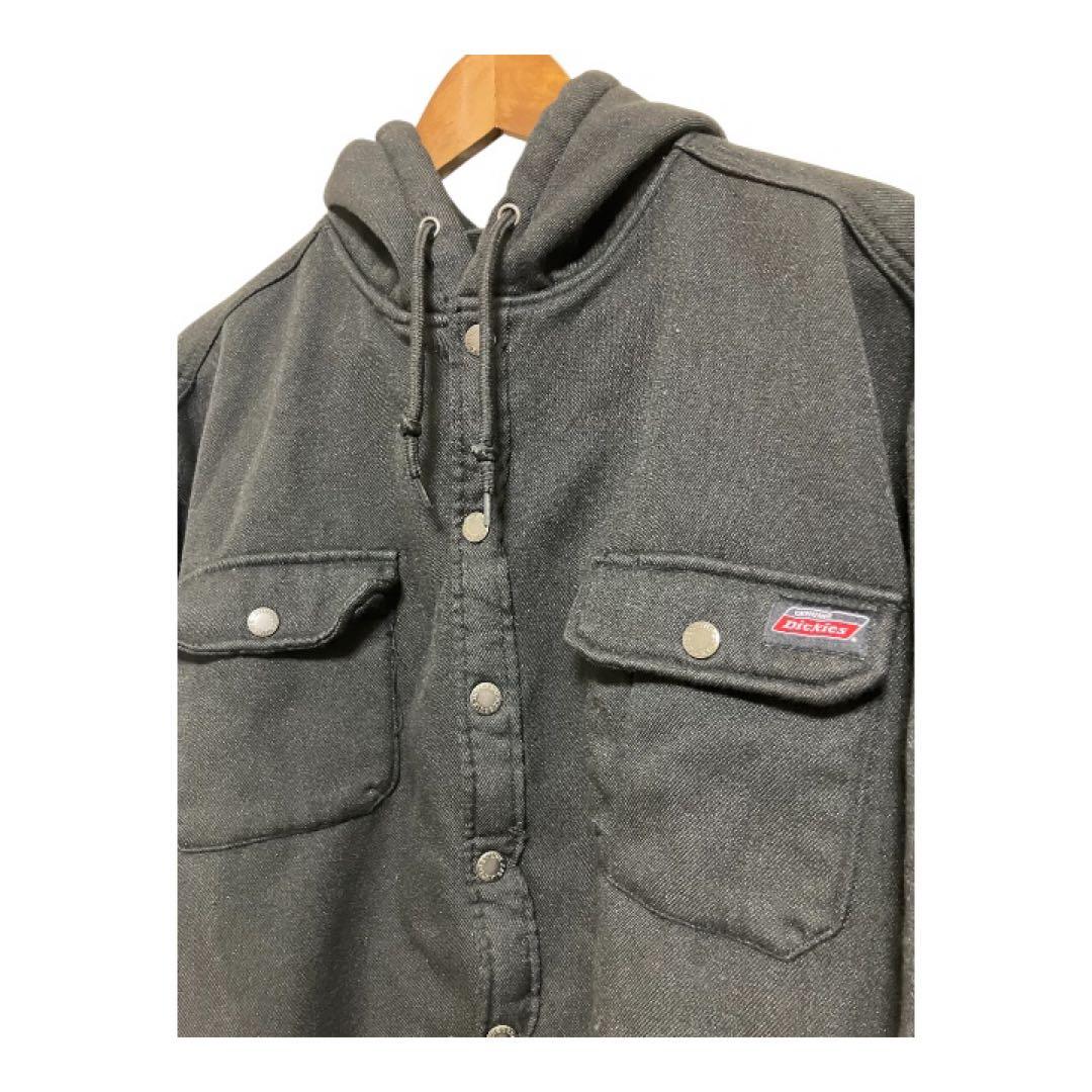 Dickies フード付きブラックジャケット - メルカリ