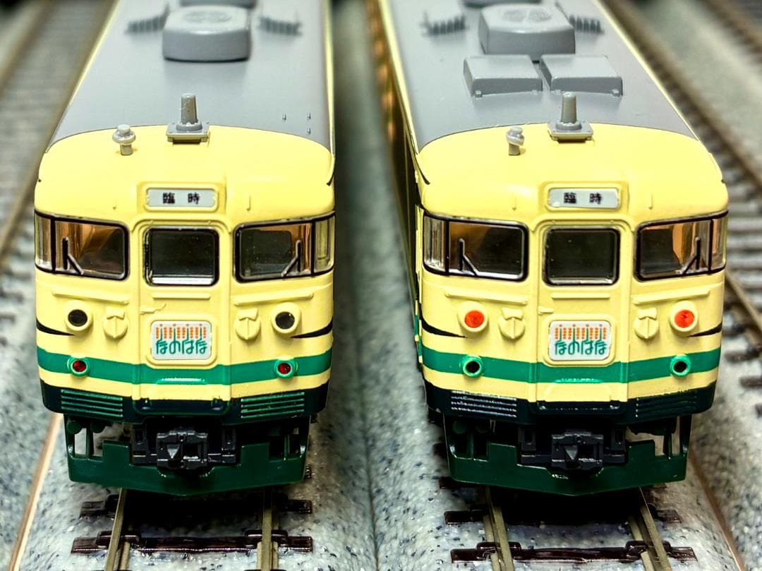 ★絶版・希少モデル！★165系 お座敷電車“なのはな”６両セット 愛称板装着済！