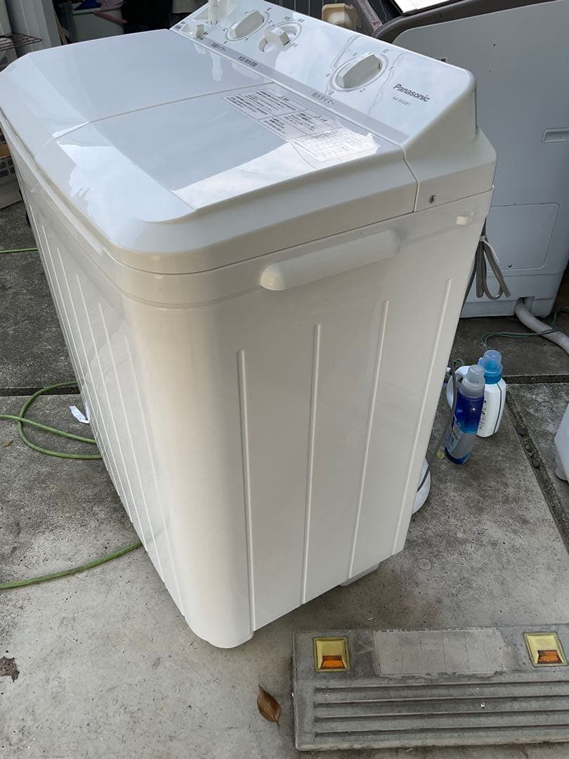 Panasonic 二槽式洗濯機 本体 ホワイト 5kg - メルカリ