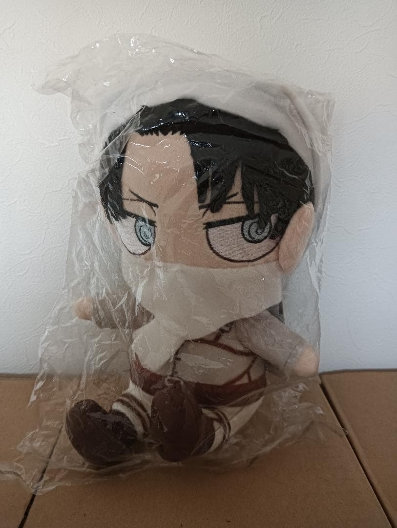 【新品未開封】進撃の巨人 ちみキャラぬいぐるみ お掃除 リヴァイ