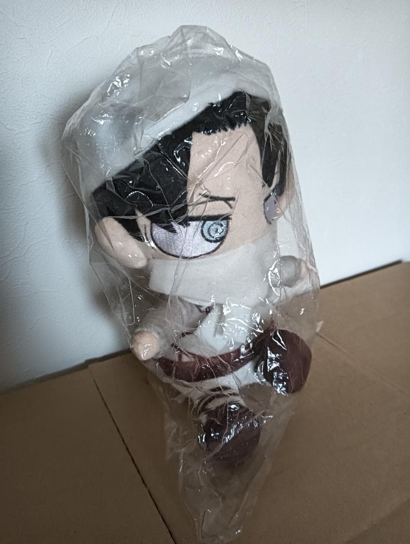 【新品未開封】進撃の巨人 ちみキャラぬいぐるみ お掃除 リヴァイ