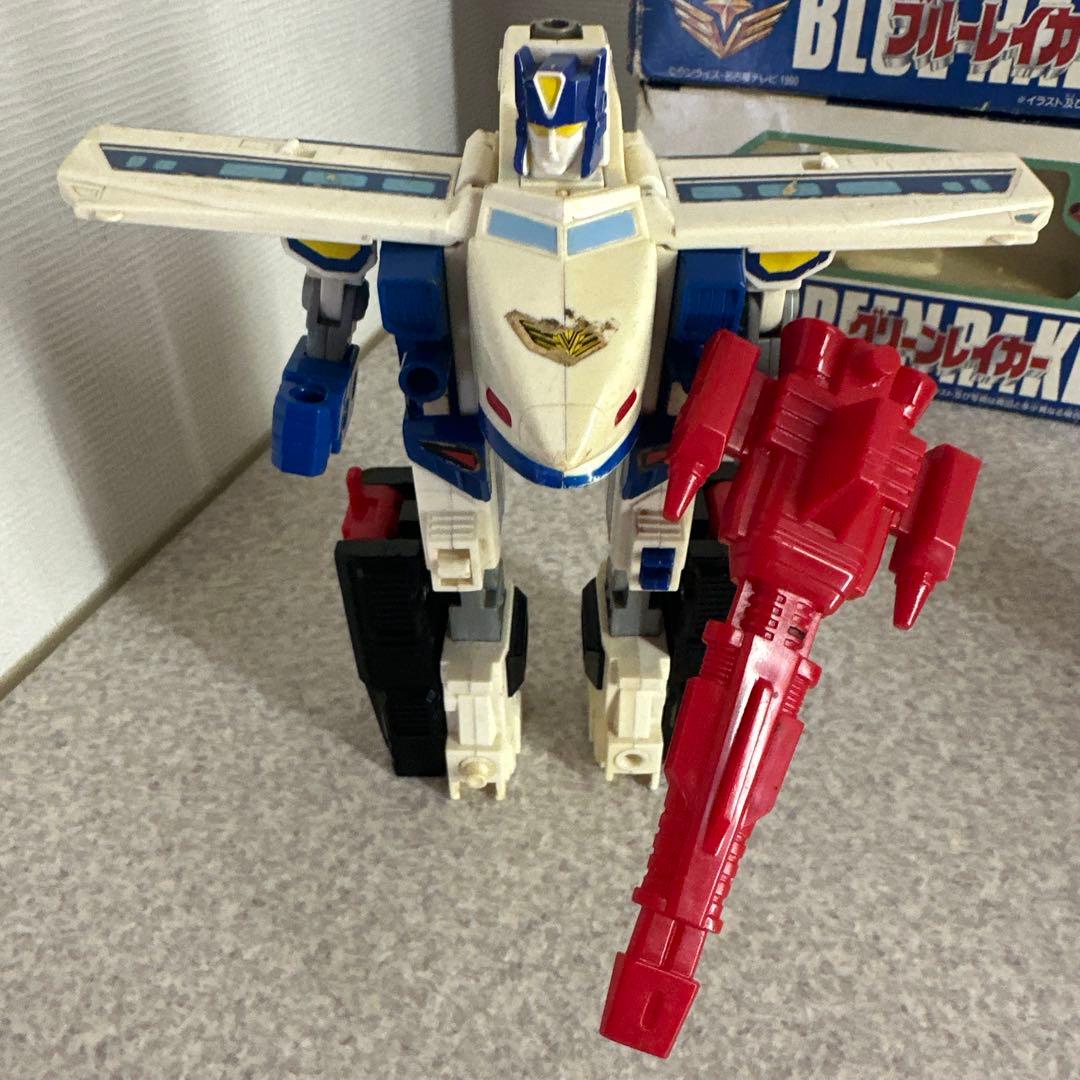 レトロ　当時物　勇者エクスカイザー　グリーンレイカー　ブルーレイカー