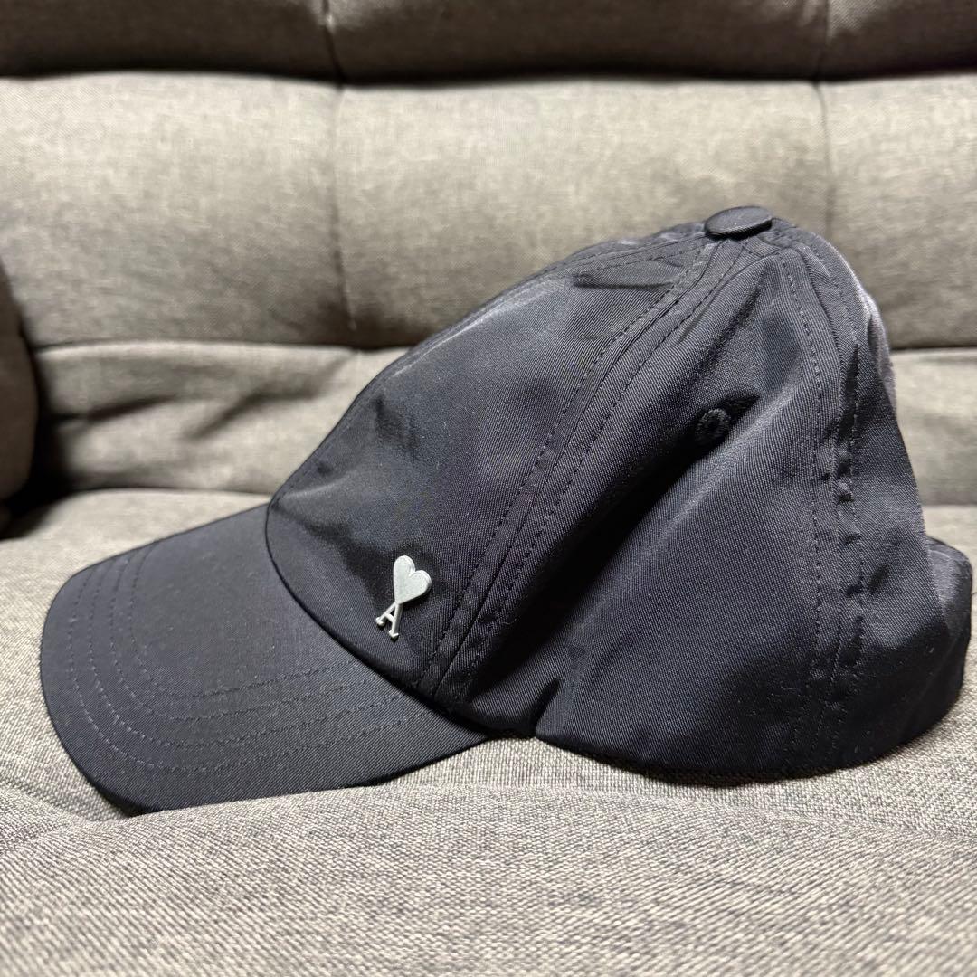 Ami Paris アミパリス 帽子 キャップ 黒 - メルカリ