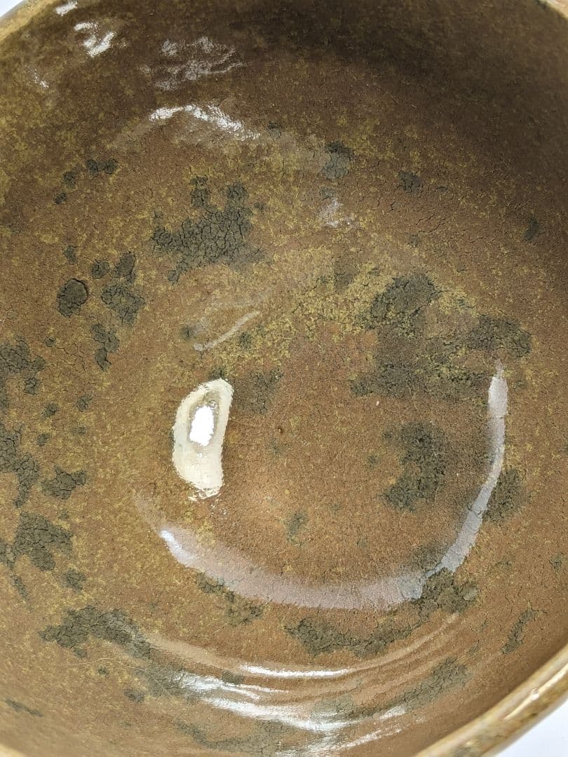 岡山県重要無形文化財 黒井千左 虫明焼 茶盌 共箱 茶道具