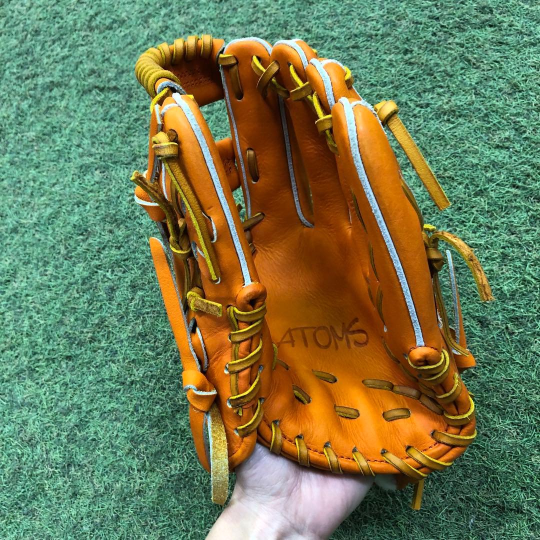 限定AGL-501C アトムズ メーカー型付け済グラブ オレンジ - メルカリ