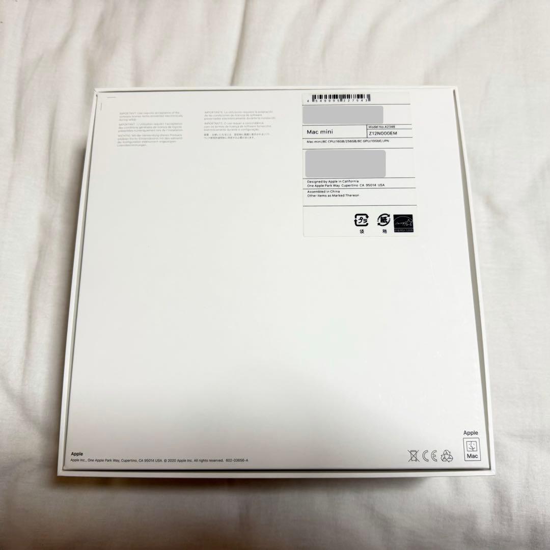 高速LAN】Macmini M1_16GBメモリ+256GBSSD+10GbE - メルカリ