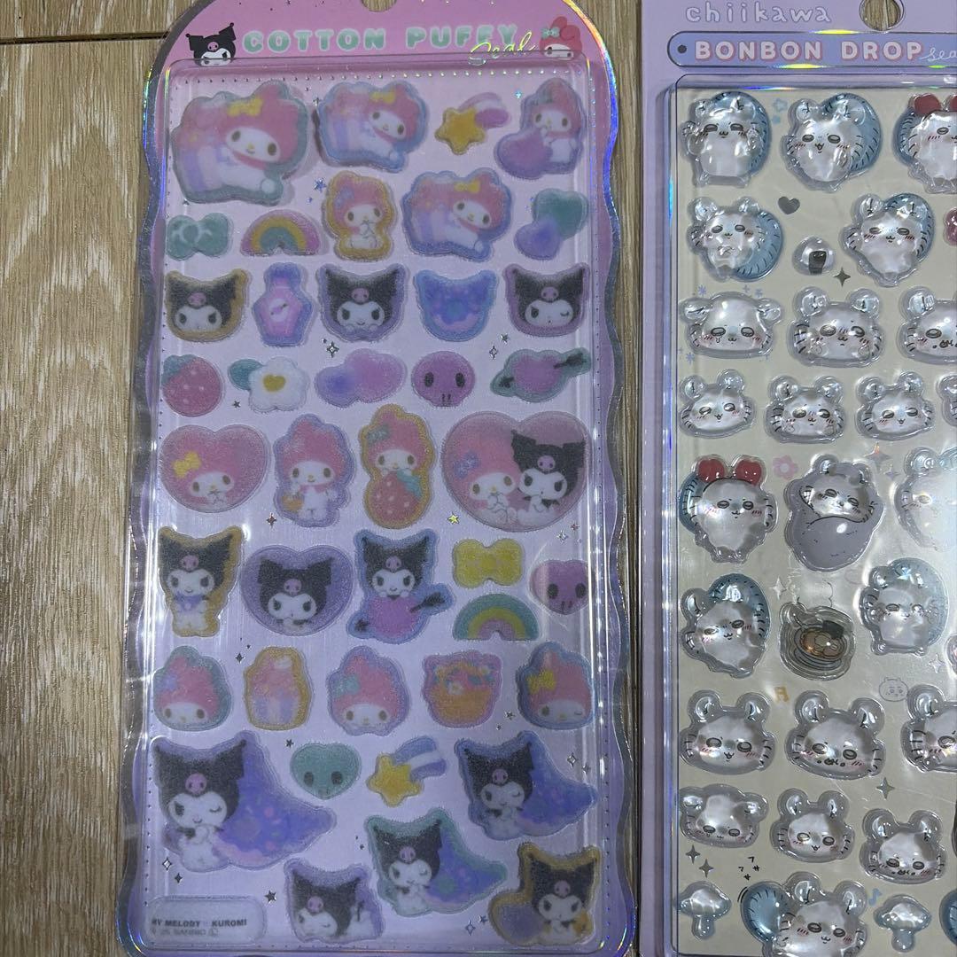 正規品 ボンボンドロップシール コットンパフィー おはじき タイル お