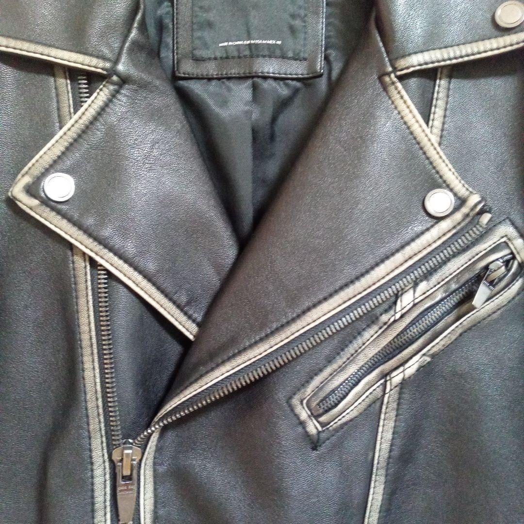 即完売品 美品】ZARA MAN ライダースジャケット ヴィンテージ加工
