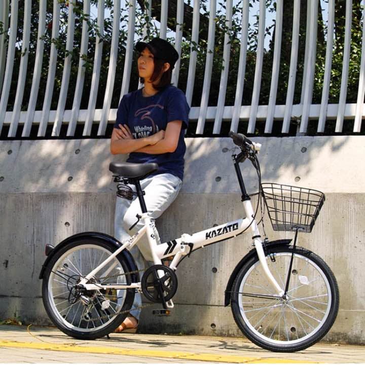 折りたたみ自転車 自転車 20インチ KAZATO(カザト) FKZ-206 - メルカリ