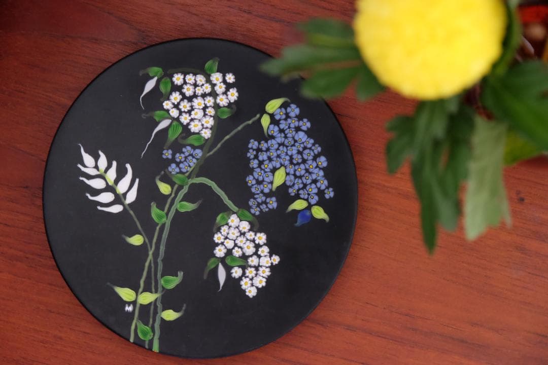 エルコーレモレッティ プレート ベネチアンガラス 江波冨士子/黒木国昭/藤田喬平