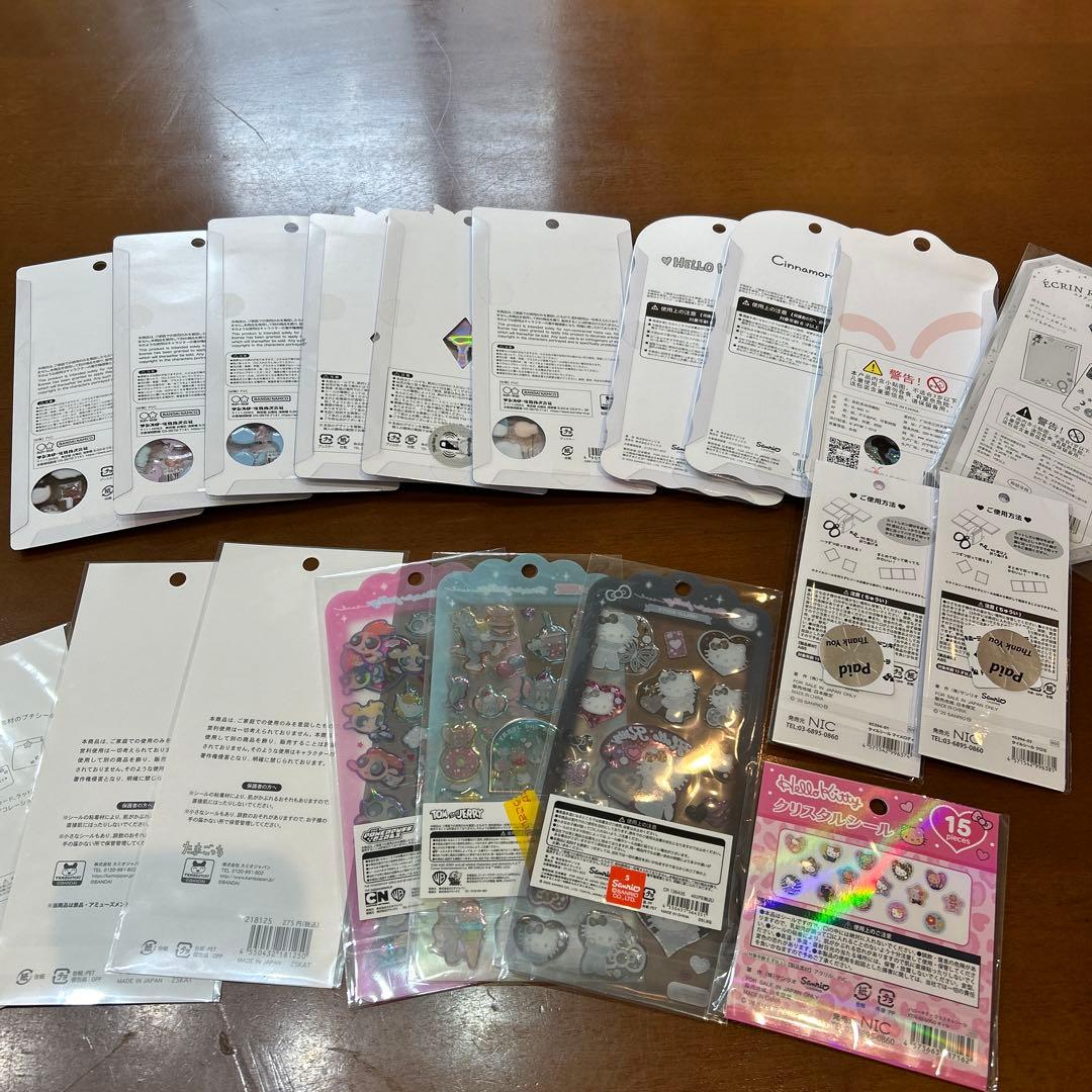 ボンボンドロップシールディズニーパワパフマジカルたまごっちキティトムジェリ