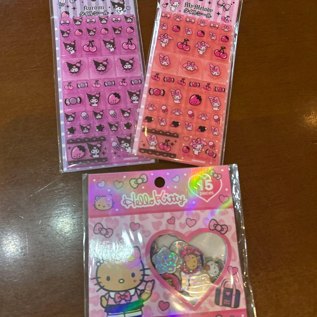 ボンボンドロップシールディズニーパワパフマジカルたまごっちキティトムジェリ