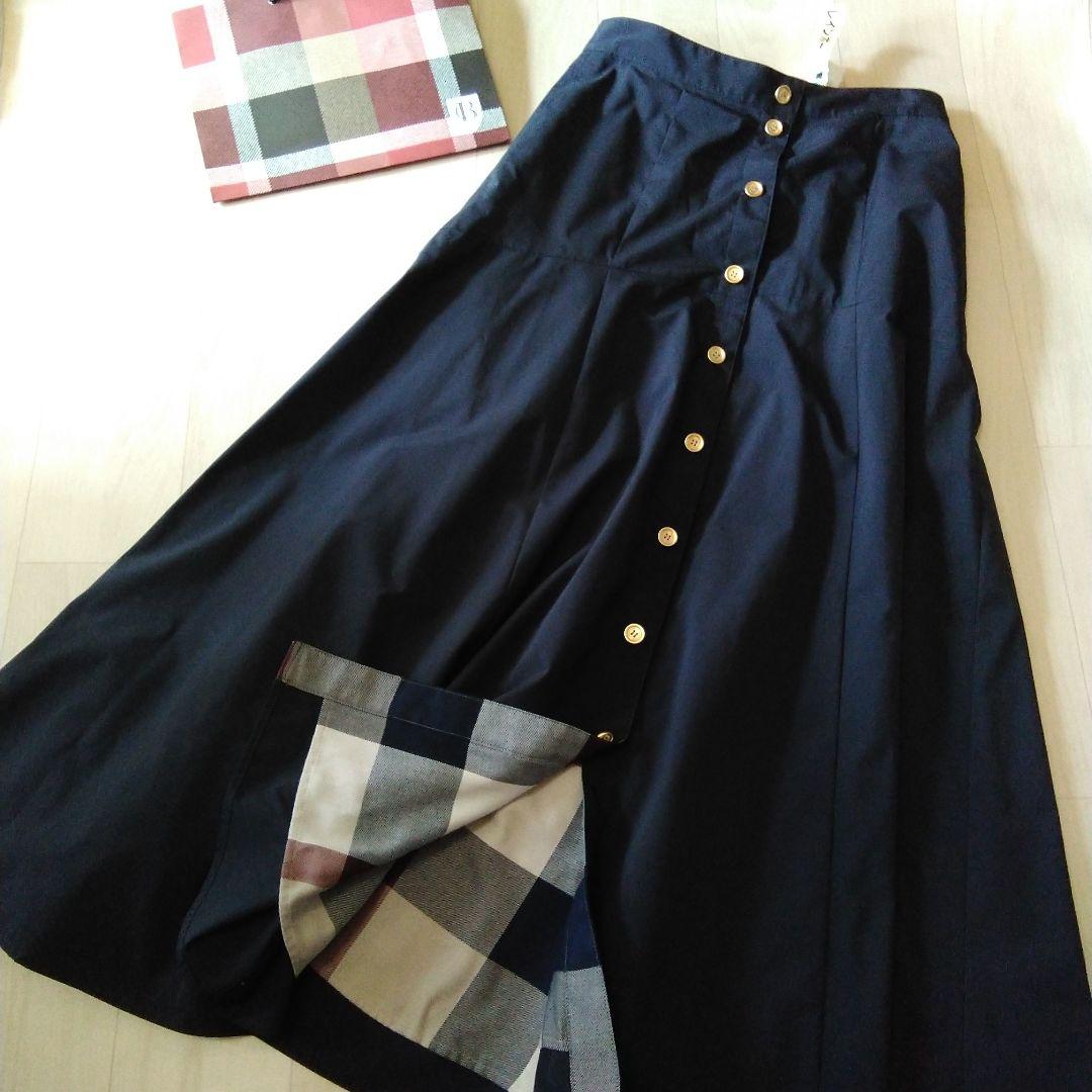 美品 クレストブリッジBlue Lab:EZUMiマットストレッチタフタスカート