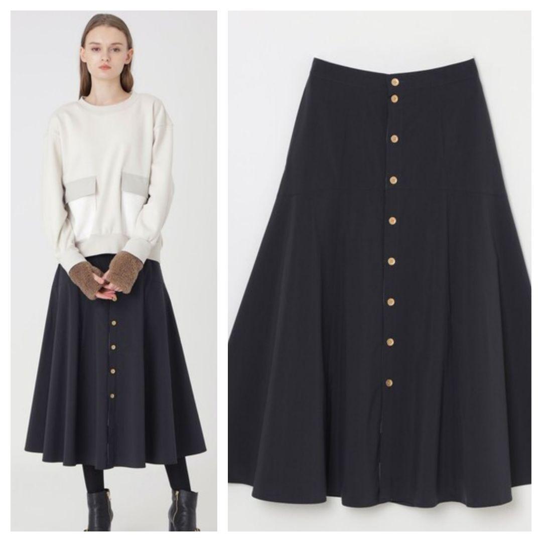 美品 クレストブリッジBlue Lab:EZUMiマットストレッチタフタスカート